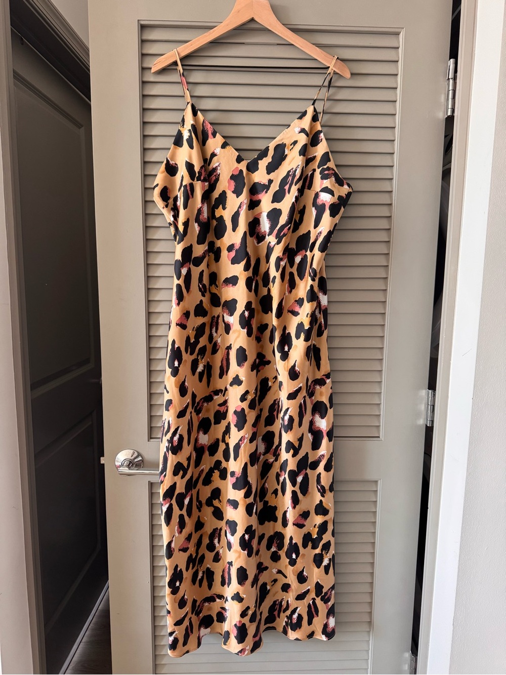 Never Fully Dressed | Plus Slip Midaxi Dress in Leopard Print ~ New US 16-18 - Picture 7 of 11
